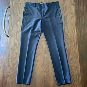 Paul Smith Navy dots wool trousers